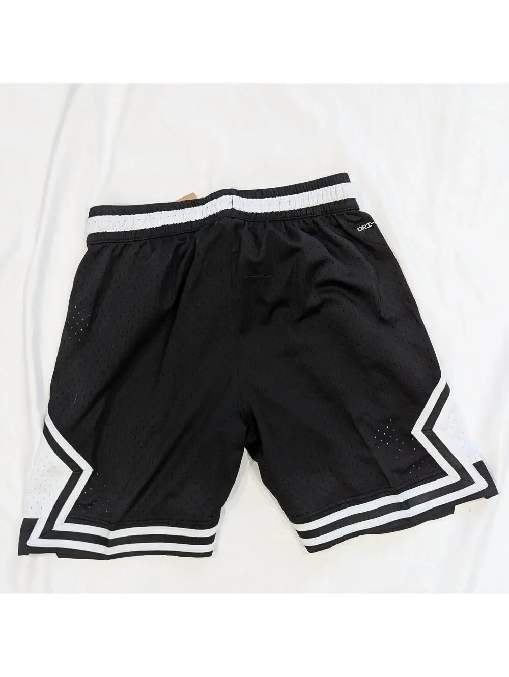 Nike Men's/Women's Jordan Sport Dri-Fit Diamond Shorts Black/White Size M